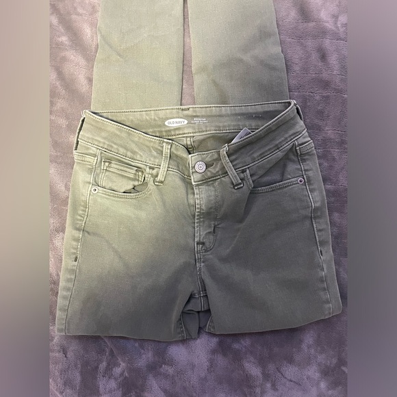 Rockstar Super Skinny Green Jeans - Picture 1 of 4